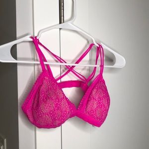 Victoria’s Secret hot pink bralette